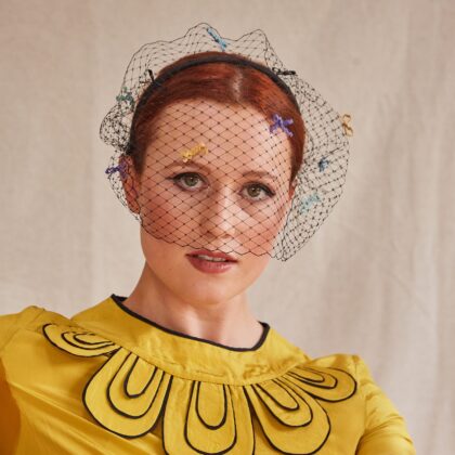 black-face-veil-on-headband-with-mini-bows-by-milliner-nerida-fraiman